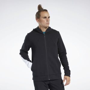 Reebok Archive Evolution Control Kapuzenpullover Herren - Schwarz - DE 368-SBY